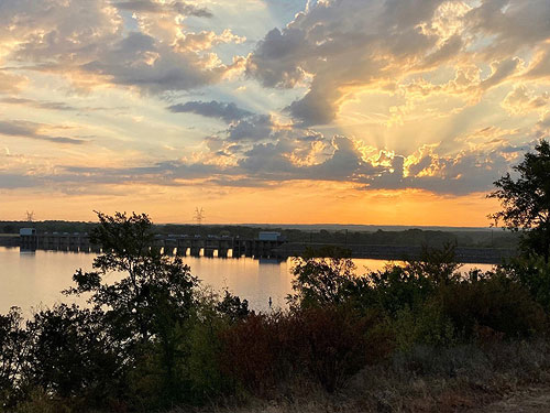 winter in Lake granbury