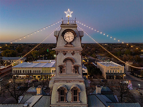 winter in granbury